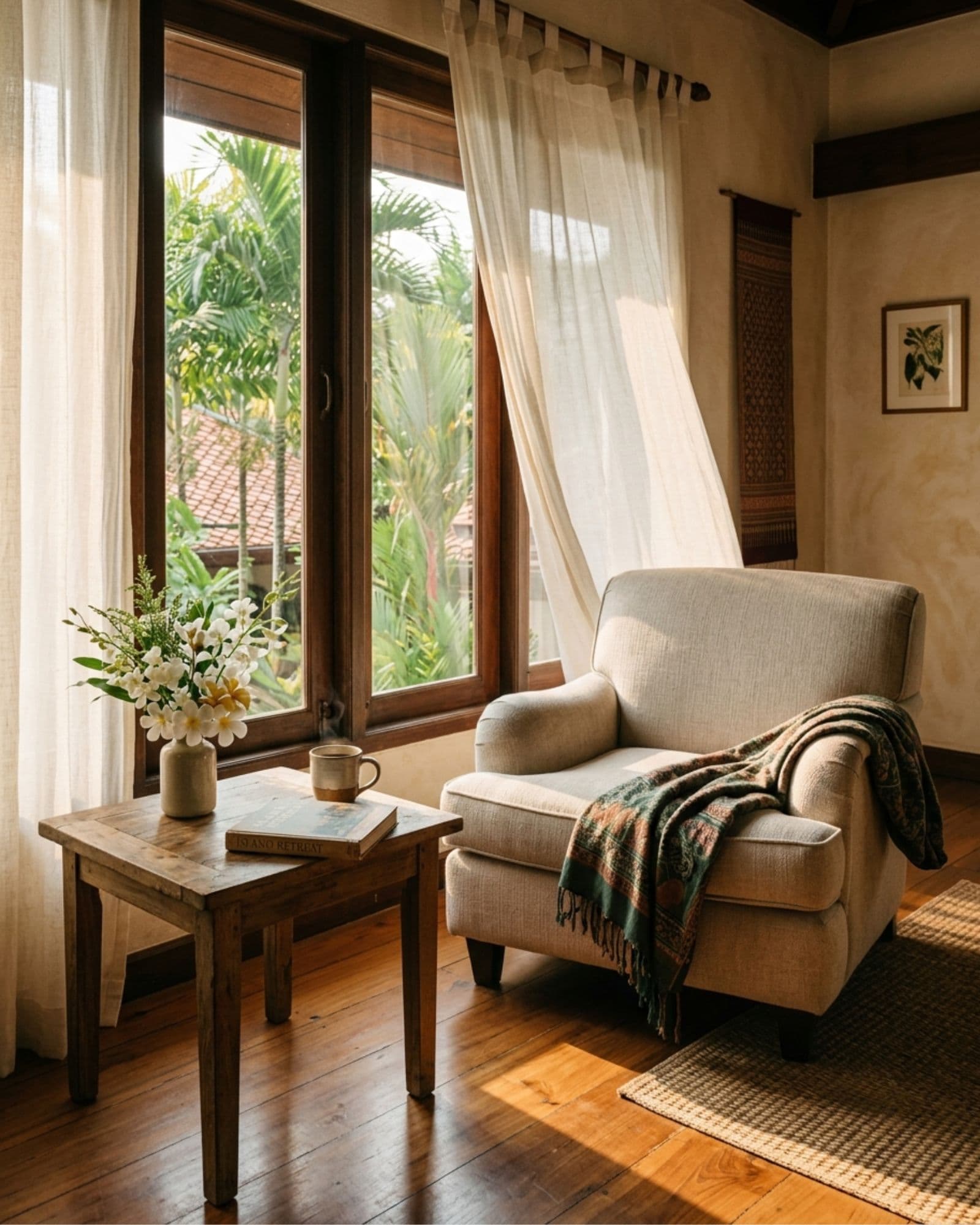 A quiet villa interior in Rawai, Southern Phuket